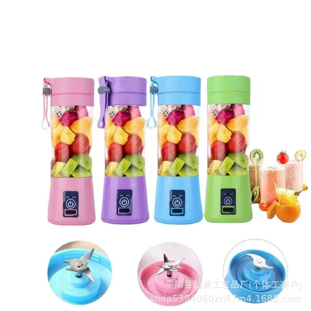 Mini Licuadora Portátil USB Recargable – ¡Batidos y jugos donde quieras 380 ml!
