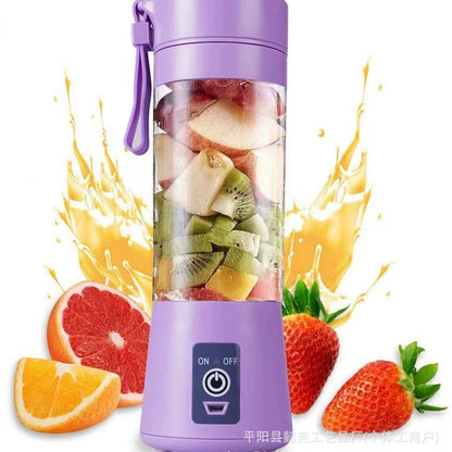 Mini Licuadora Portátil USB Recargable – ¡Batidos y jugos donde quieras 380 ml!