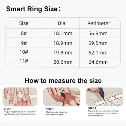 Anillo Inteligente Smart Ring Fitness